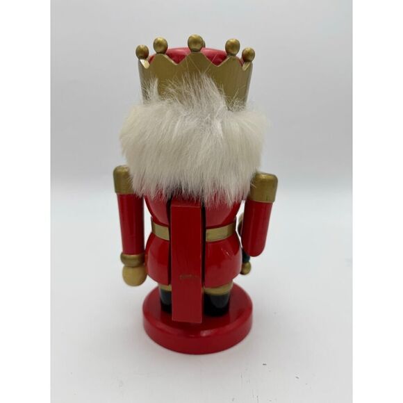 Traditional Wooden Nutcracker King Figurine -‎ Festive Holiday Decor - Picture 3 of 10